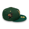 Texas Tech University 59FIFTY New Era Pine Green & Emerald Fitted Hat Realtree Bottom