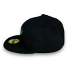 Toronto Blue Green Sparks Jays 40th New Era 59FIFTY Black Hat