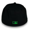 Toronto Blue Green Sparks Jays 40th New Era 59FIFTY Black Hat