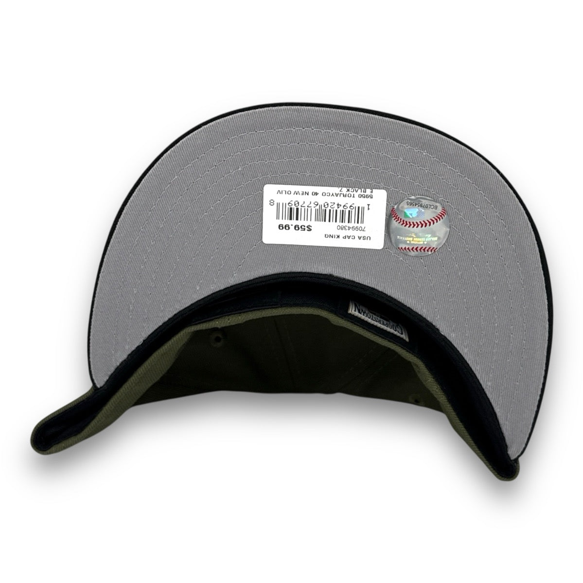 Toronto Blue Jays 30th 59FIFTY New Era Olive & Black Hat