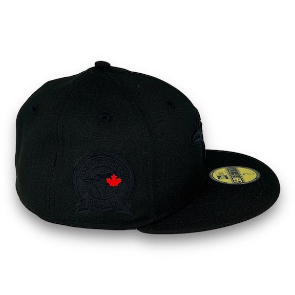 Blue jays hat black with red maple leaf online