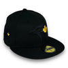 Toronto Blue Yellow Sparks Jays 40th New Era 59FIFTY Black Hat