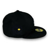 Toronto Blue Yellow Sparks Jays 40th New Era 59FIFTY Black Hat