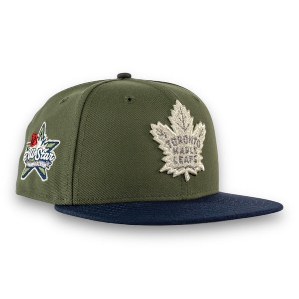 Toronto Maple Leafs 59FIFTY Olive Green New Era Hat