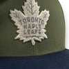 Toronto Maple Leafs 59FIFTY Olive Green New Era Hat