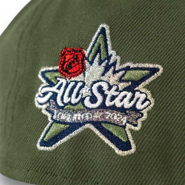 Toronto Maple Leafs 59FIFTY Olive Green New Era Hat