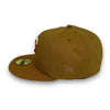 Twins 14 ASG 59FIFTY New Era Wheat & L Bronze Fitted Hat Sky Blue Bottom