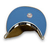 Twins 14 ASG 59FIFTY New Era Wheat & L Bronze Fitted Hat Sky Blue Bottom
