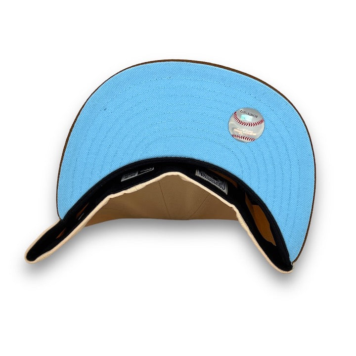 Twins 60th Anni. 59FIFTY New Era Mango & Light Brown Fitted Hat Dsc Bl ...
