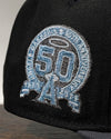 Angeles 5Oth Angels 59FIFTY Black New Era Hat