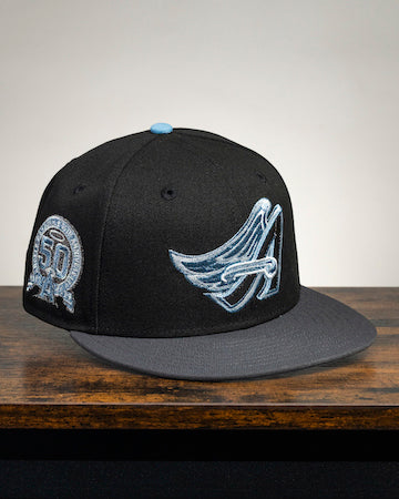 Angeles 5Oth Angels 59FIFTY Black New Era Hat