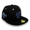 Washington Nationals 19 WS 59FIFTY New Era Black Fitted Hat Purple UV