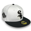 White Sox 05 WS 59FIFTY New Era White & Graphite Hat