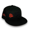 White Sox Roses 05 WS 59FIFTY New Era Black Hat H Red UV