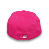 Yankees 00 SS 59FIFTY New Era Beetroot Pink Fitted Hat Grey Bottom