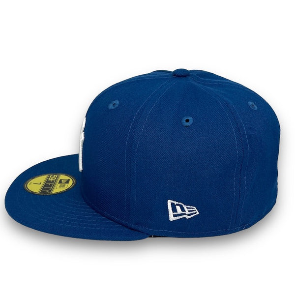 Yankees 00 SS 59FIFTY New Era Seashore Blue Fitted Hat Grey Bottom