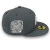 Yankees 00 SS 59FIFTY New Era Storm Grey Fitted Hat Grey Bottom