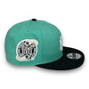 Yankees 00 SS New Era 9FIFTY Mint & Black Snapback Hat