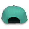 Yankees 00 SS New Era 9FIFTY Mint & Black Snapback Hat