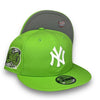 Yankees 00 SS New Era 9FIFTY Lime Green Snapback Hat
