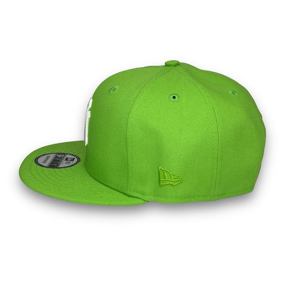 Yankees 00 SS New Era 9FIFTY Lime Green Snapback Hat