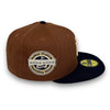 Yankees 09 IS 59FIFTY New Era Brown & Navy Fitted Hat