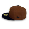 Yankees 09 IS 59FIFTY New Era Brown & Navy Fitted Hat