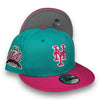 Mets 40th 9FIFTY New Era Aqua & Wild Pink Snapback Hat