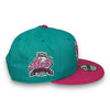 Mets 40th 9FIFTY New Era Aqua & Wild Pink Snapback Hat