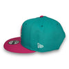 Mets 40th 9FIFTY New Era Aqua & Wild Pink Snapback Hat