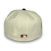 Yankees 42 ASG 59FIFTY New Era Off White & Walnut Hat