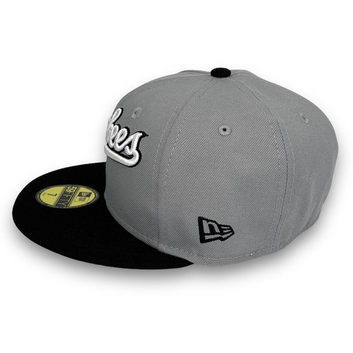 NEW YORK YANKEES GRAY BLACK NEW ERA 59FIFTY FITTED HAT – Sports