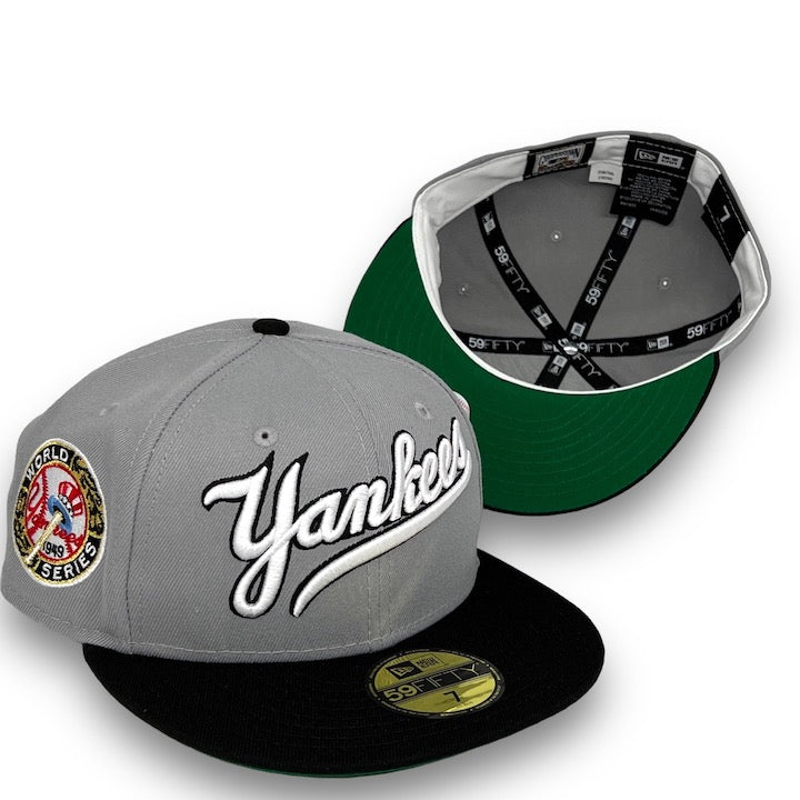 NEW YORK YANKEES GRAY BLACK NEW ERA 59FIFTY FITTED HAT – Sports