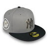 Yankees 49 WS 59FIFTY New Era Grey & Graphite Fitted Hat