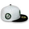 Yankees 49 WS 59FIFTY New Era White & Black Hat Green UV