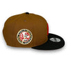 Yankees 49 WS New Era 9FIFTY Chocolate Brown & Black Snapback Hat