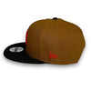 Yankees 49 WS New Era 9FIFTY Chocolate Brown & Black Snapback Hat