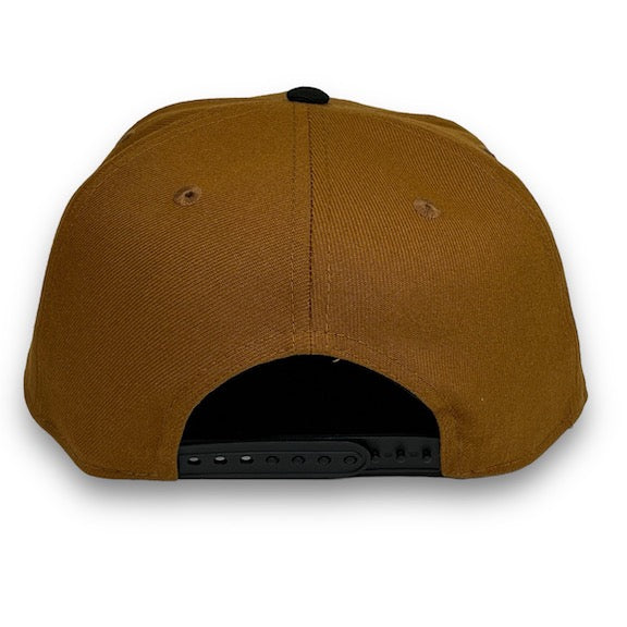 Yankees 49 WS New Era 9FIFTY Chocolate Brown & Black Snapback Hat