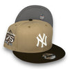 Yankees 75th 9FIFTY New Era Khaki & Brown Snapback Hat