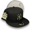Yankees 75 New Era 9FIFTY Gold NY Black Snapback Hat