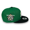 Yankees 75th New Era 9FIFTY Green & Black Snapback Hat