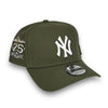 Yankees 75 New Era 9FORTY AF Olive Snapback Hat