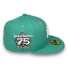 Yankees 75 New Era 59FIFTY Mint Fitted Hat