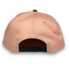 Yankees 75th New Era 9FIFTY Blush Pink & Black Snapback Hat