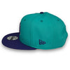 Yankees 75th New Era 9FIFTY Teal & Purple Snapback Hat