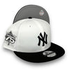 Yankees 75th New Era 9FIFTY White & Black Snapback Hat