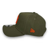 Yankees 96 WS New Era 9FORTY AF Olive Green Snapback Hat Orange UV