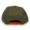 Yankees 96WS New Era 9FORTY AF Olive Green & Black Snapback Hat