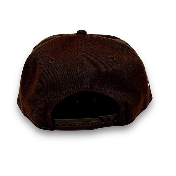 Yankees 98WS 9FIFTY New Era Brown Snapback Hat