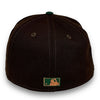 Yankees 99 WS 59FIFTY New Era Brown & DK Green Fitted Hat